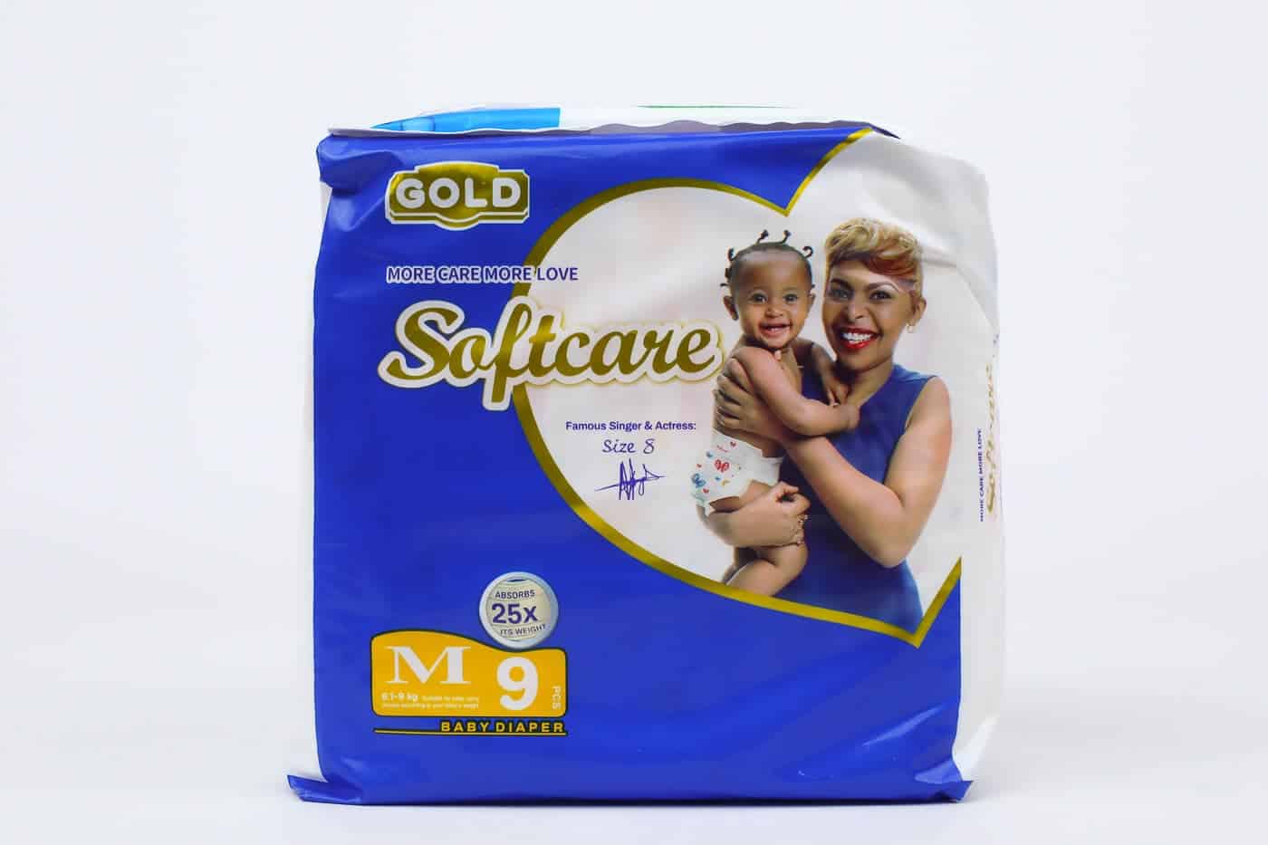 Softcare Low Count Diapers – Medium | 9 Pieces