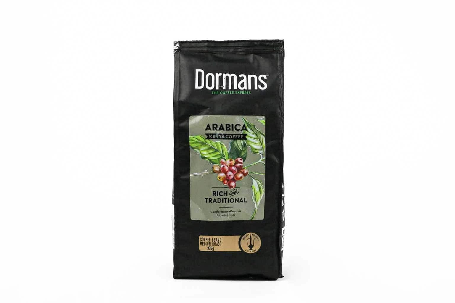 Dormans Arabica Medium Coffee Beans – 375g