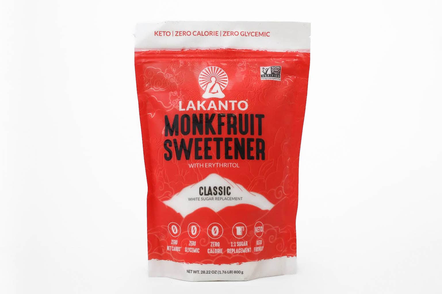 Lakanto Classic Monkfruit Sweetener With Erythritol – White Sugar Replacement