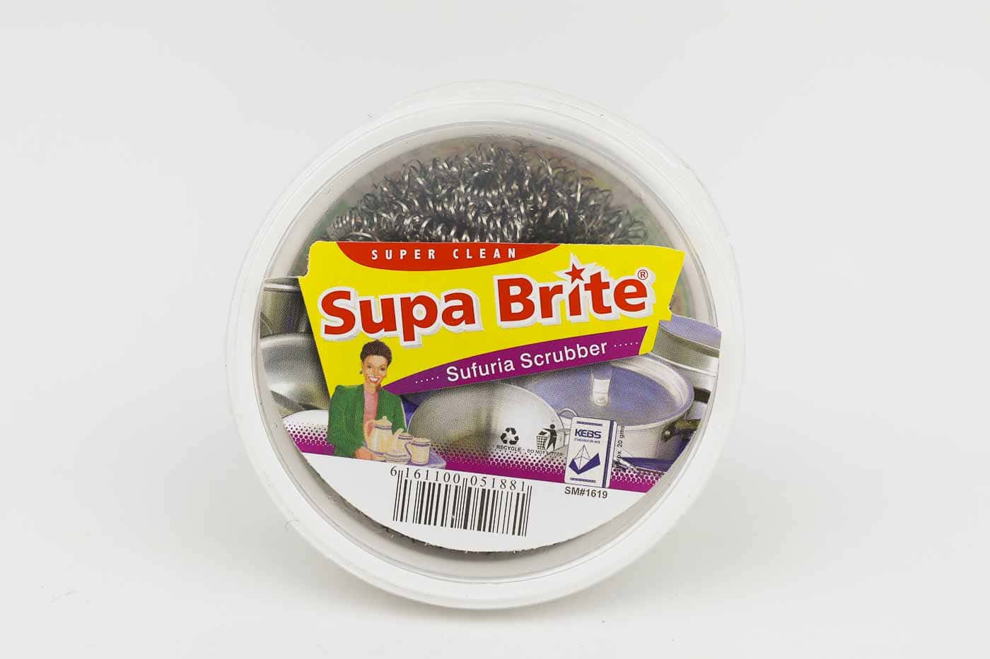Supa Brite Sufuria Scrubber – Tub