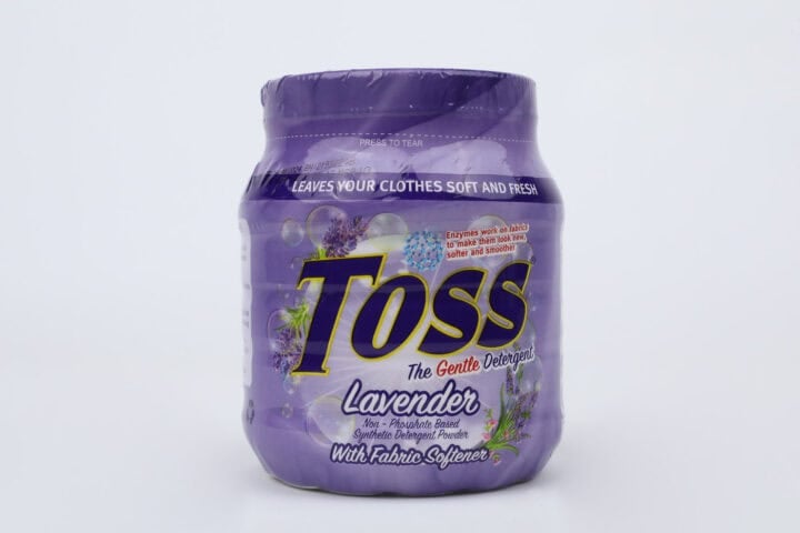 Toss Lavender Detergent Powder Jar