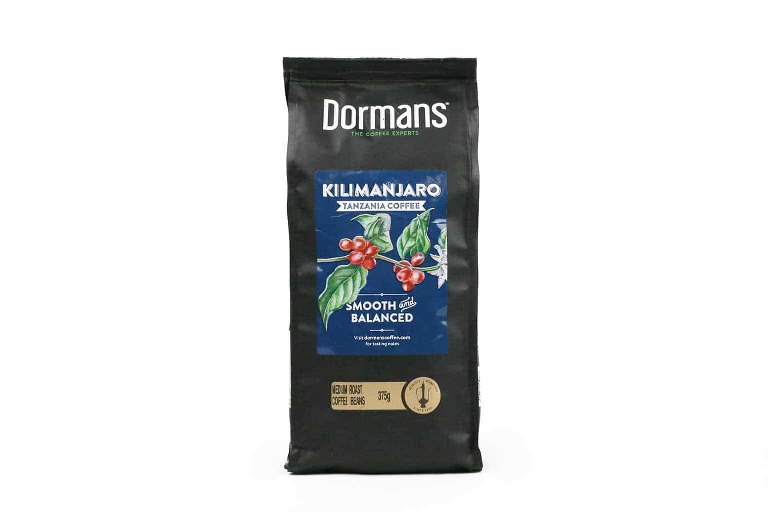 Dormans Kilimanjaro Medium Roast Coffee Beans – 375g