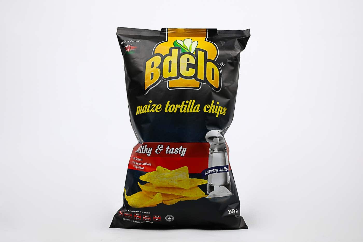 Bdelo Salted Maize Tortilla Chips – 250g