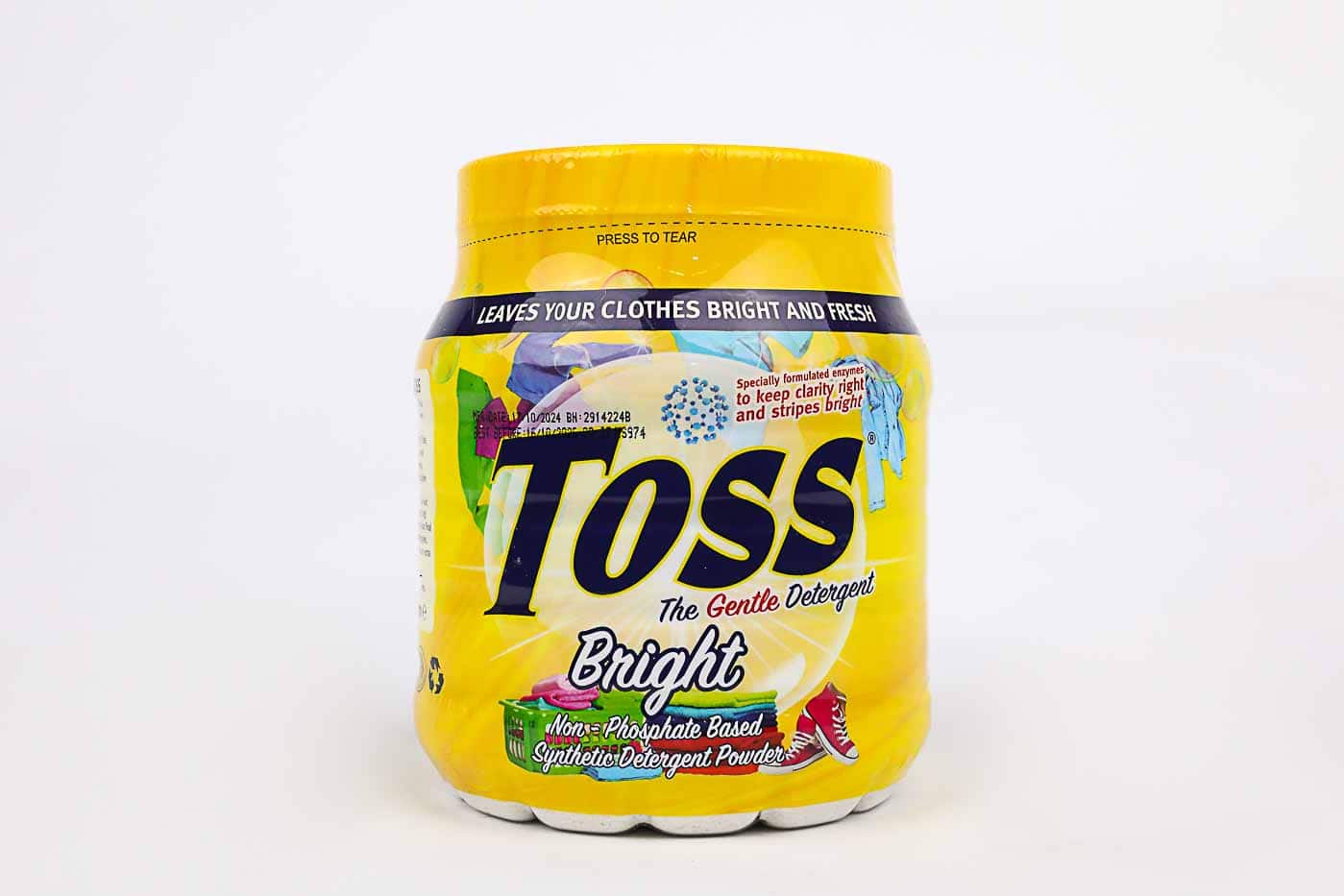 Toss Bright Washing Powder Jar