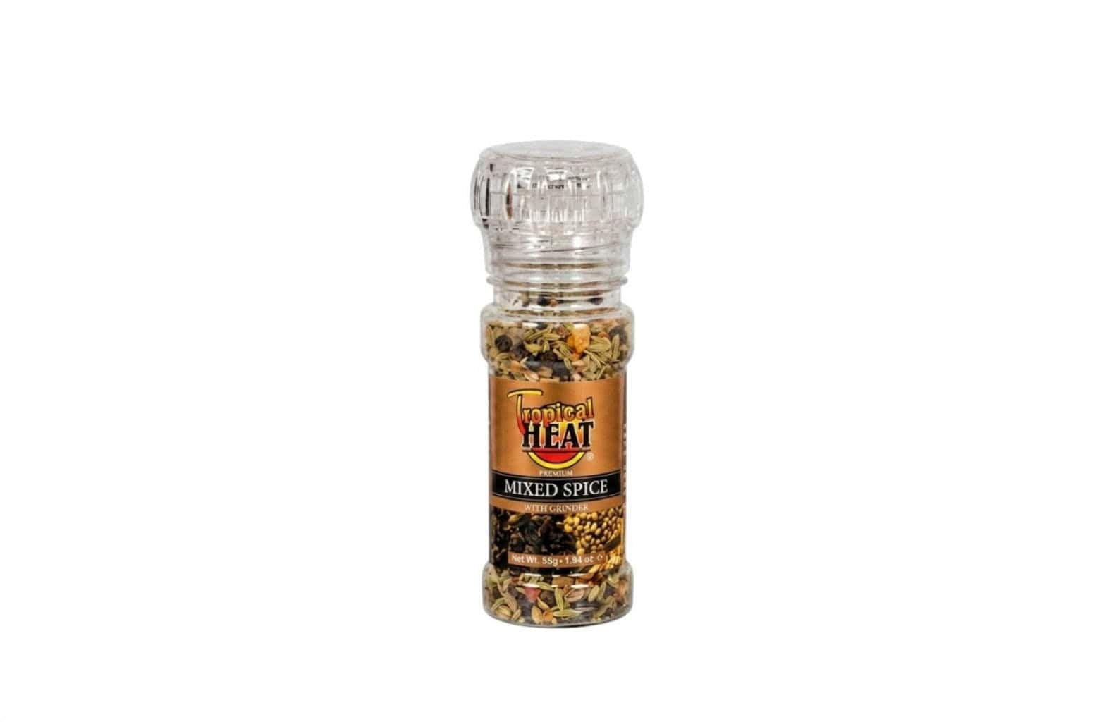 Tropical Heat Mixed Spice Whole PET Grinder – 100ml