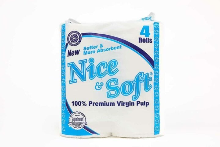 Nice & Soft Toilet Paper White - 4 Pack