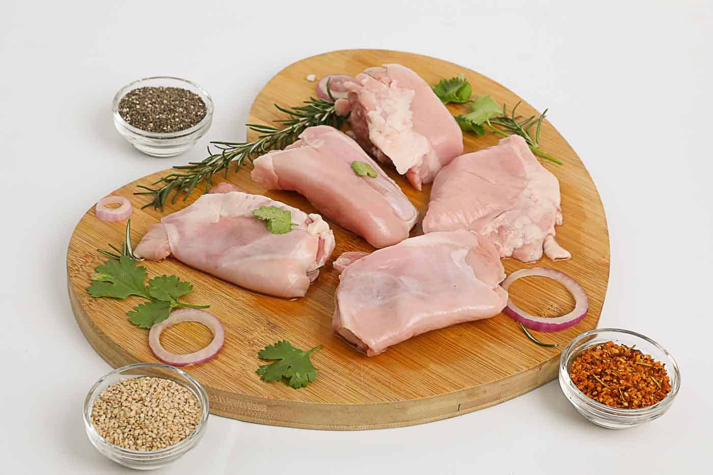 Greenspoon Chicken Thighs Boneless Skinless – 500g
