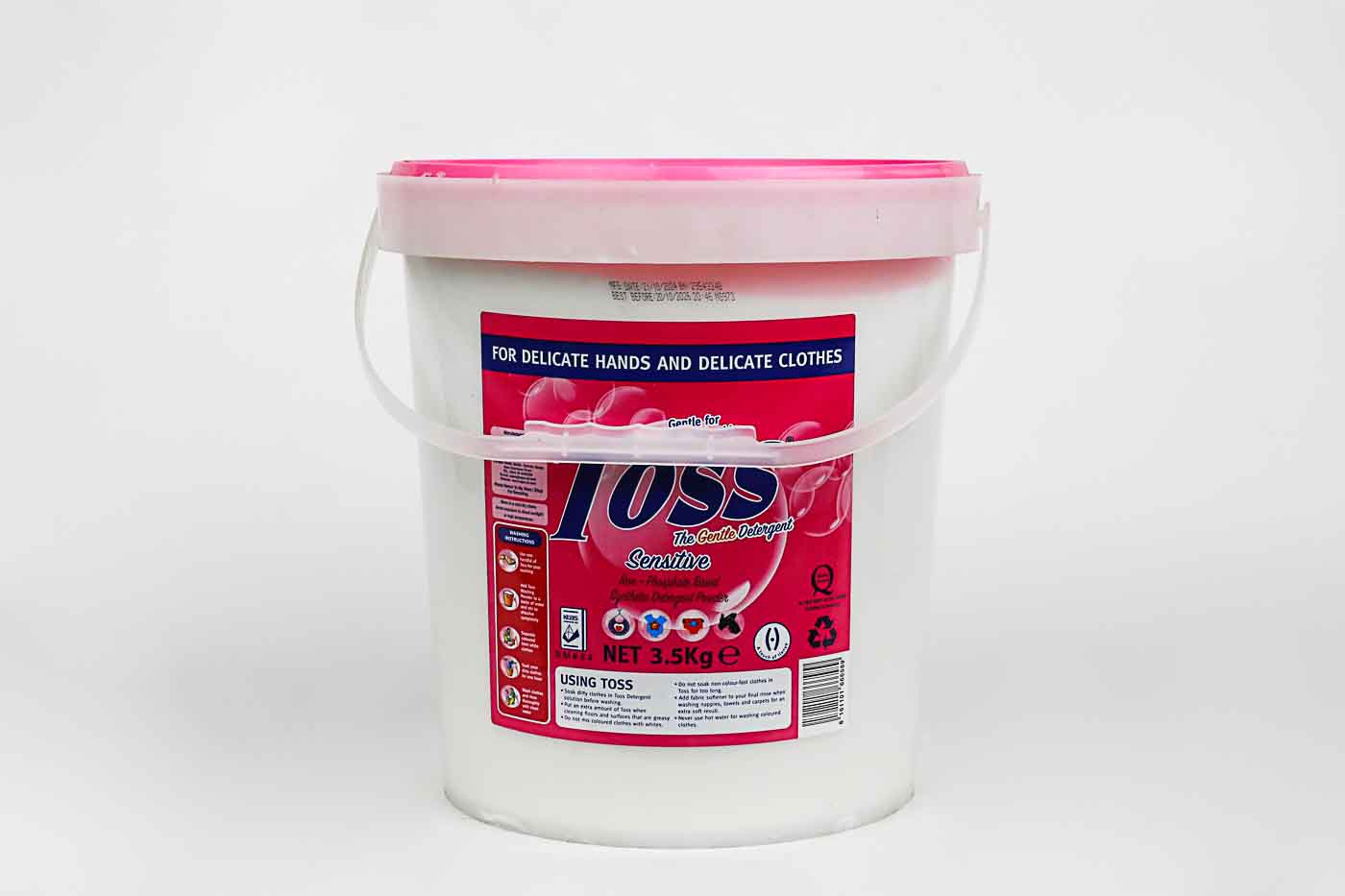Toss Sensitive Washing Powder Bucket – 3.5Kg