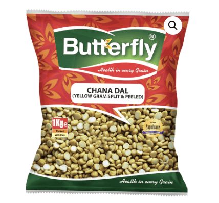Butterfly Yellow Gram Split (Chana Dal Split) – 1Kg