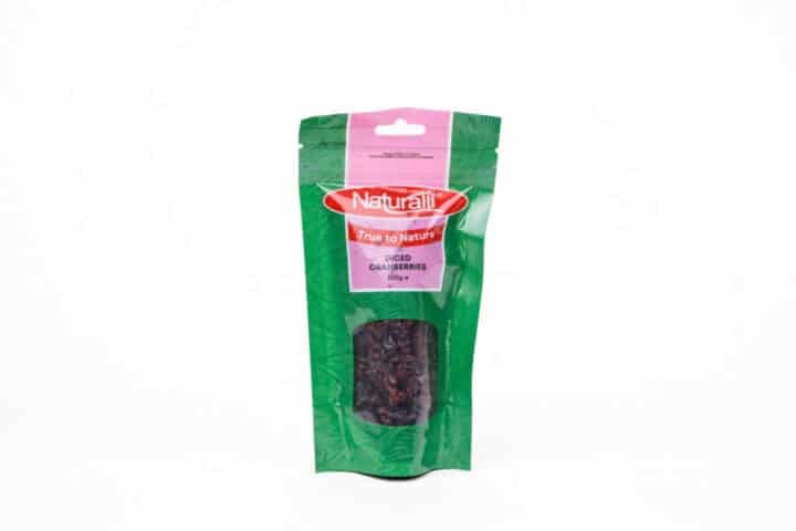 Naturalli Diced Cranberries - 100g