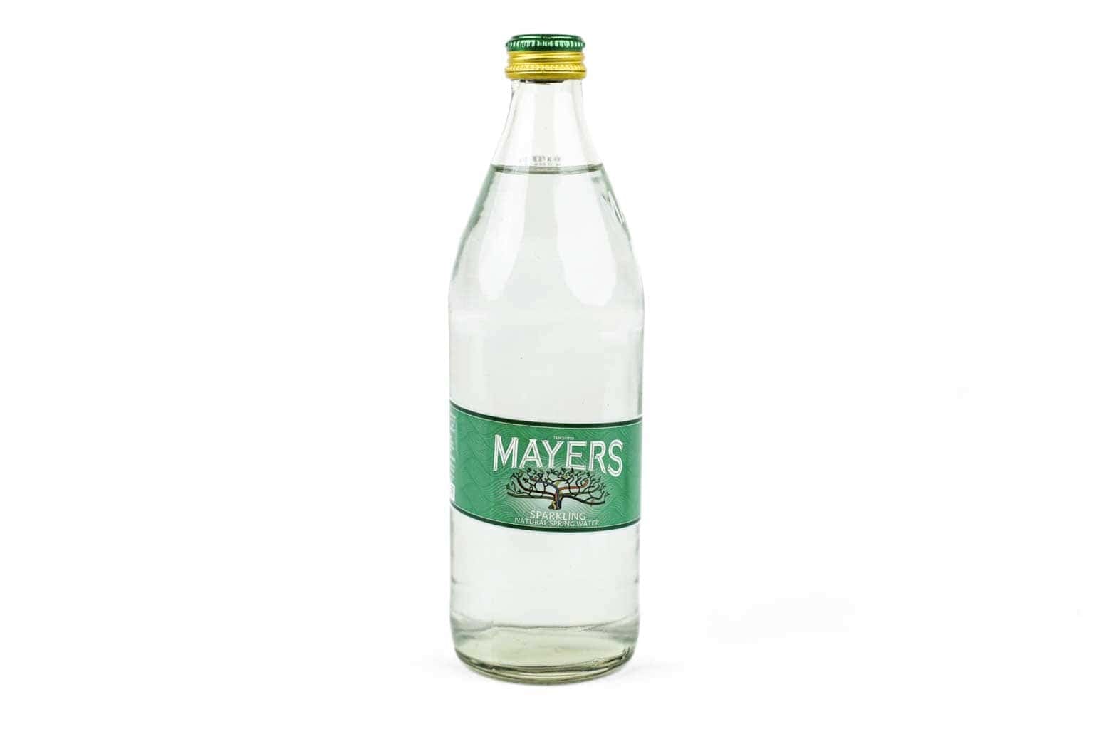 Mayers Natural Sparkling Spring Water – 500ml (Glass Bottle)
