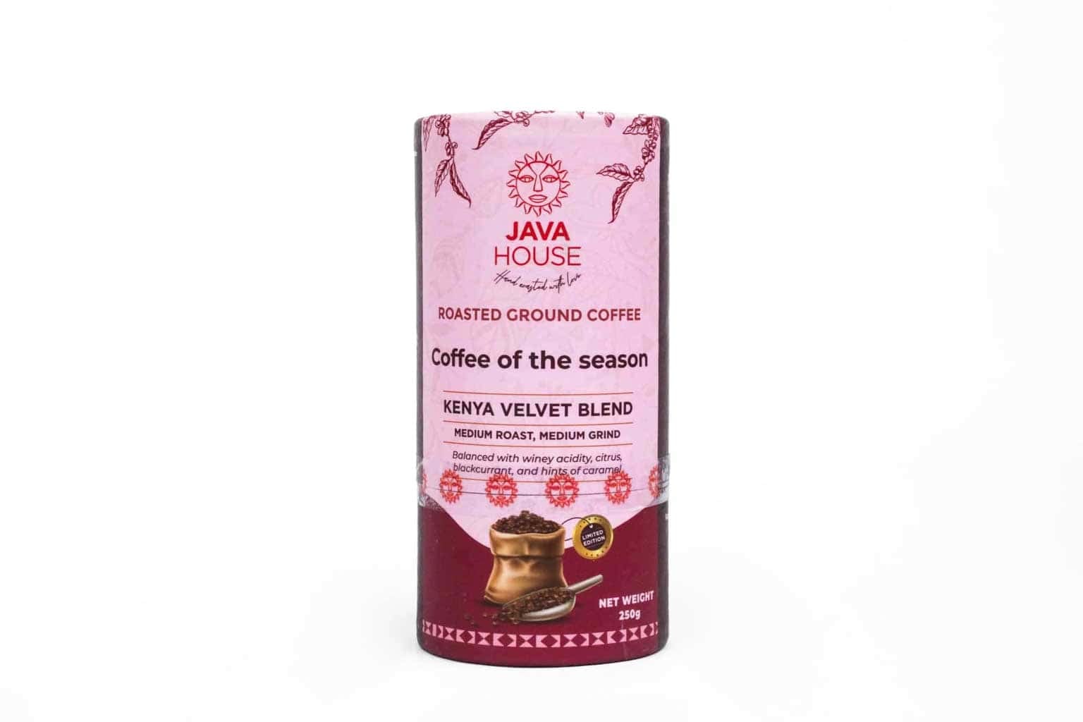 Java House Kenya Velvet Blend (Medium Roast, Medium Grind) – 250g