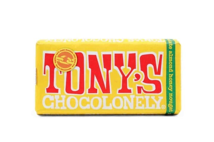 Tony's Chocolonely Almond Honey Nougat Milk Chocolate - 180g