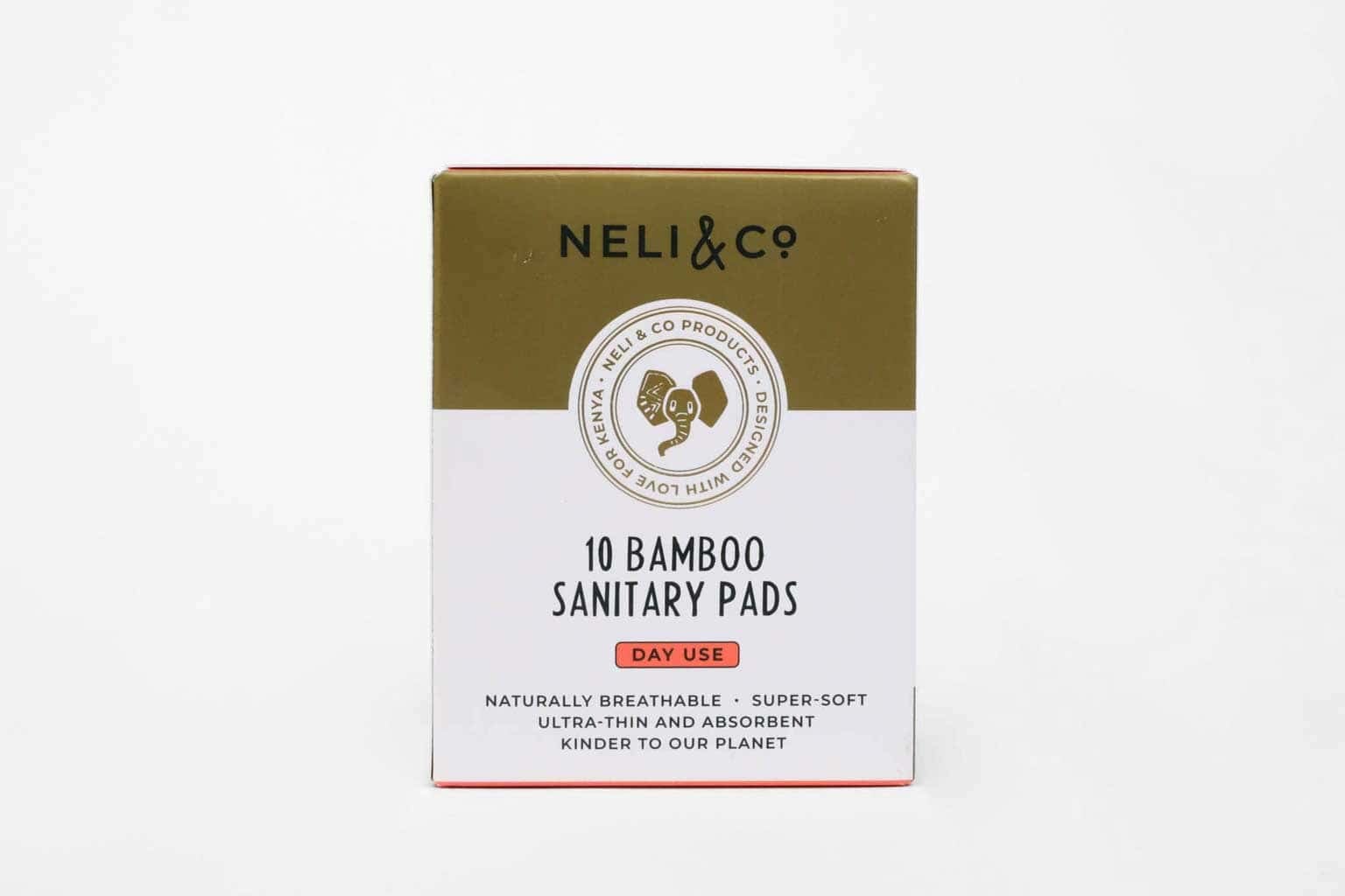 Neli & Co Bamboo Sanitary Pads – 10 Pieces