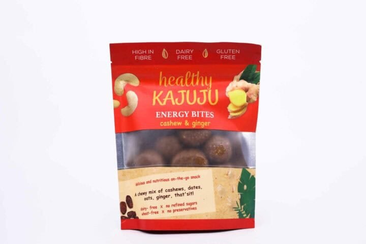 Healthy Kajuju Cashew And Ginger Energy Bites - 300g