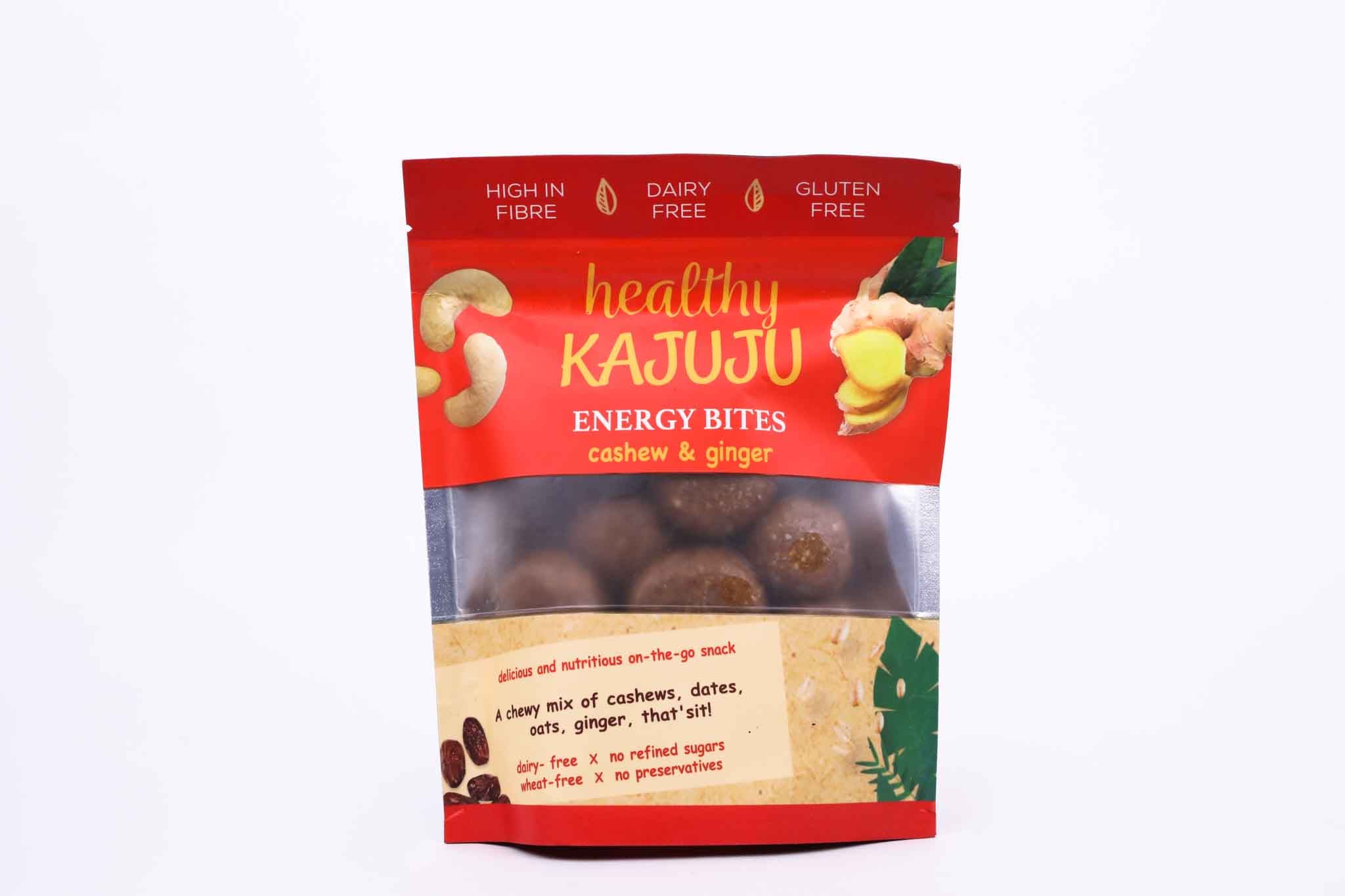 Healthy Kajuju Cashew And Ginger Energy Bites – 300g