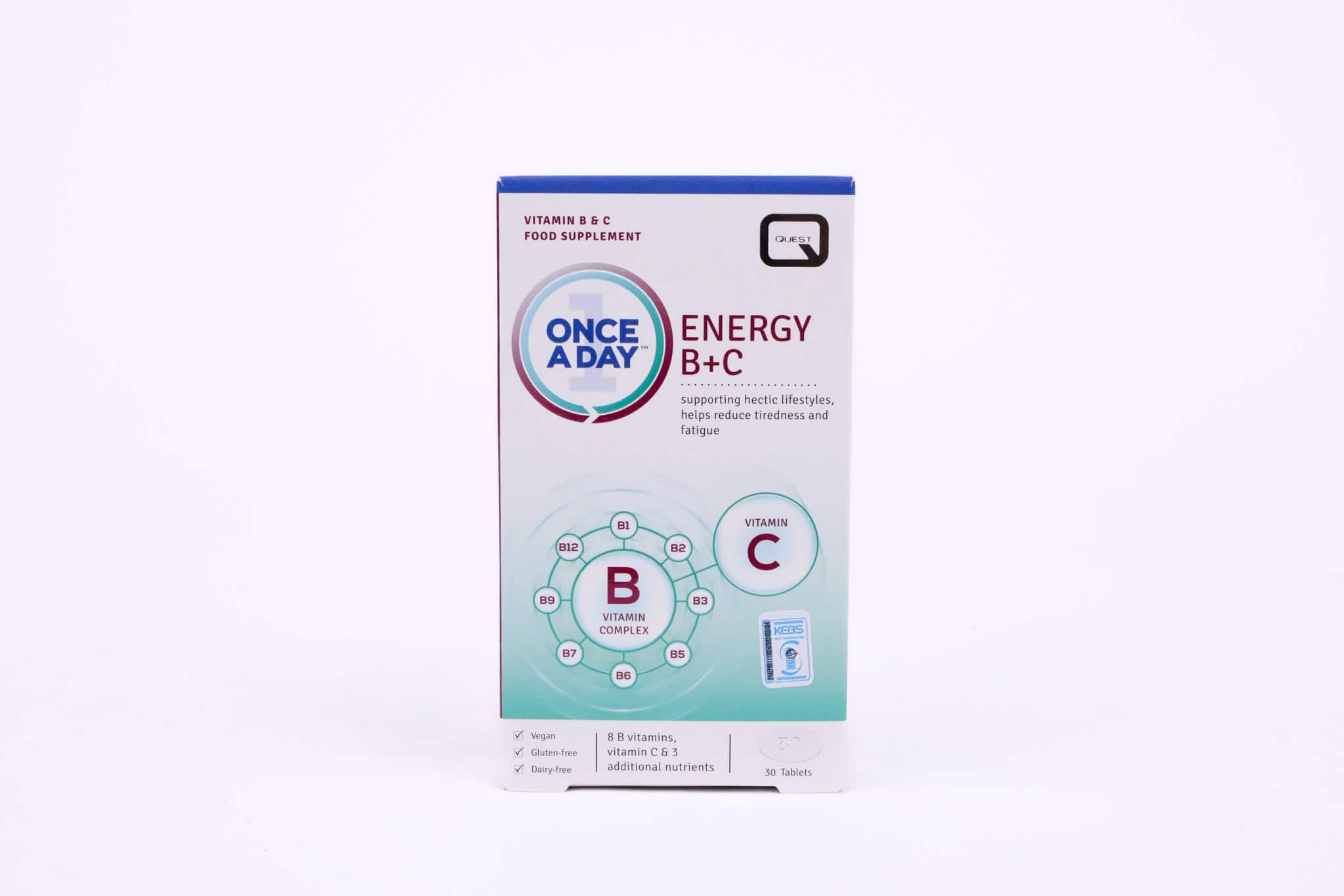 Quest OAD Energy B+C Tabs – 30 Pieces