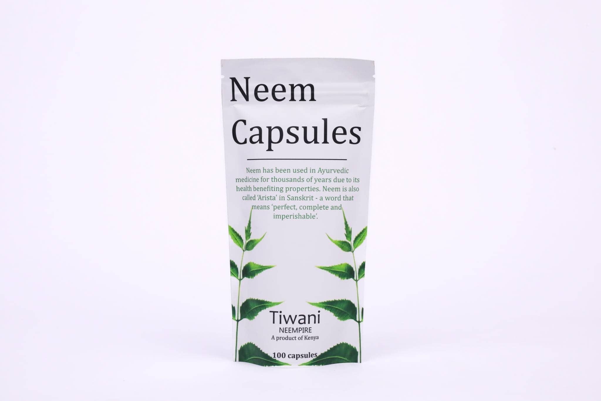 Tiwani Neem Capsules -100 Capsules