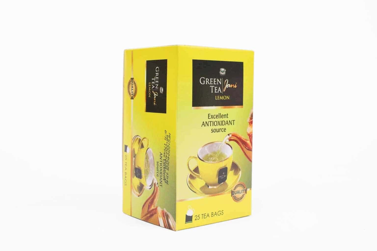 Ketepa Jani Green Lemon Tea Bags (Handy) – 25 Pieces