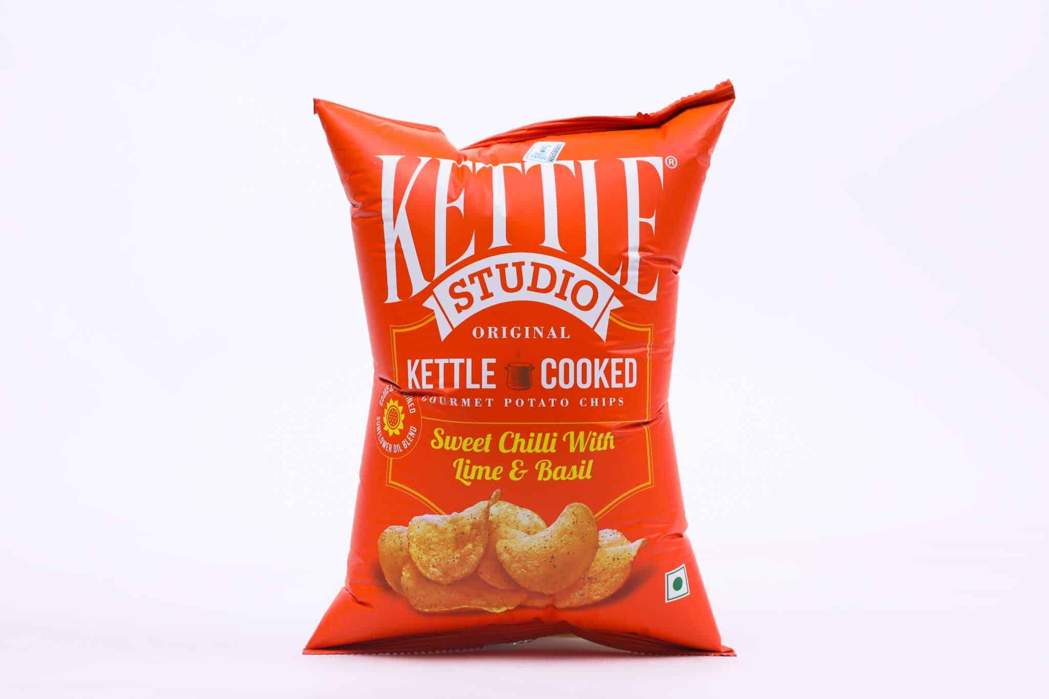 Kettle Studio Chips Sweet Chilli With Lime & Basil – 125g