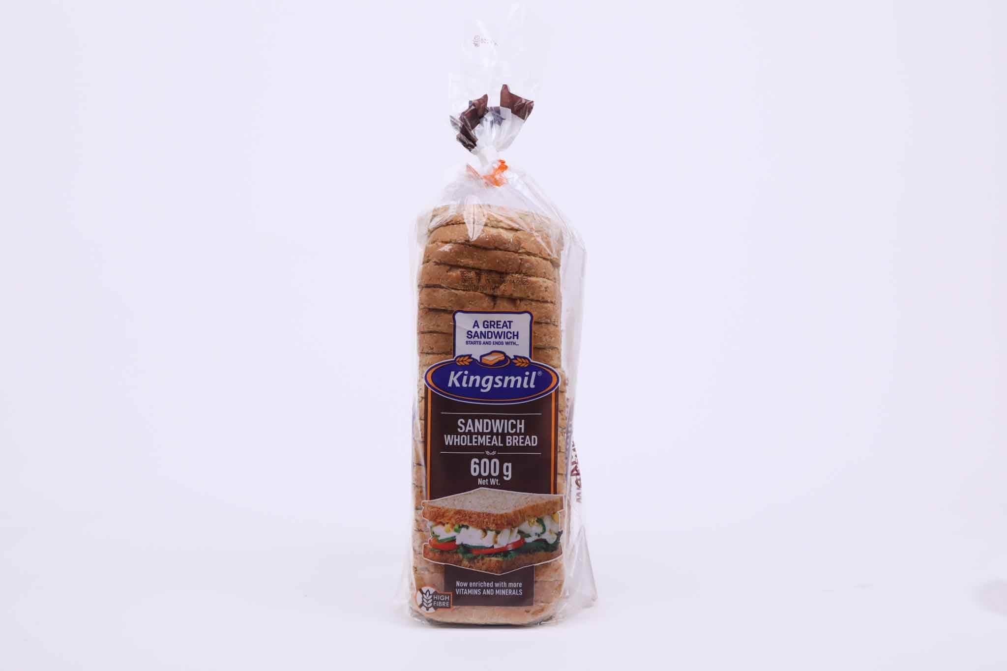 Kingsmil Sliced Sandwich Wholemeal Bread – 600g
