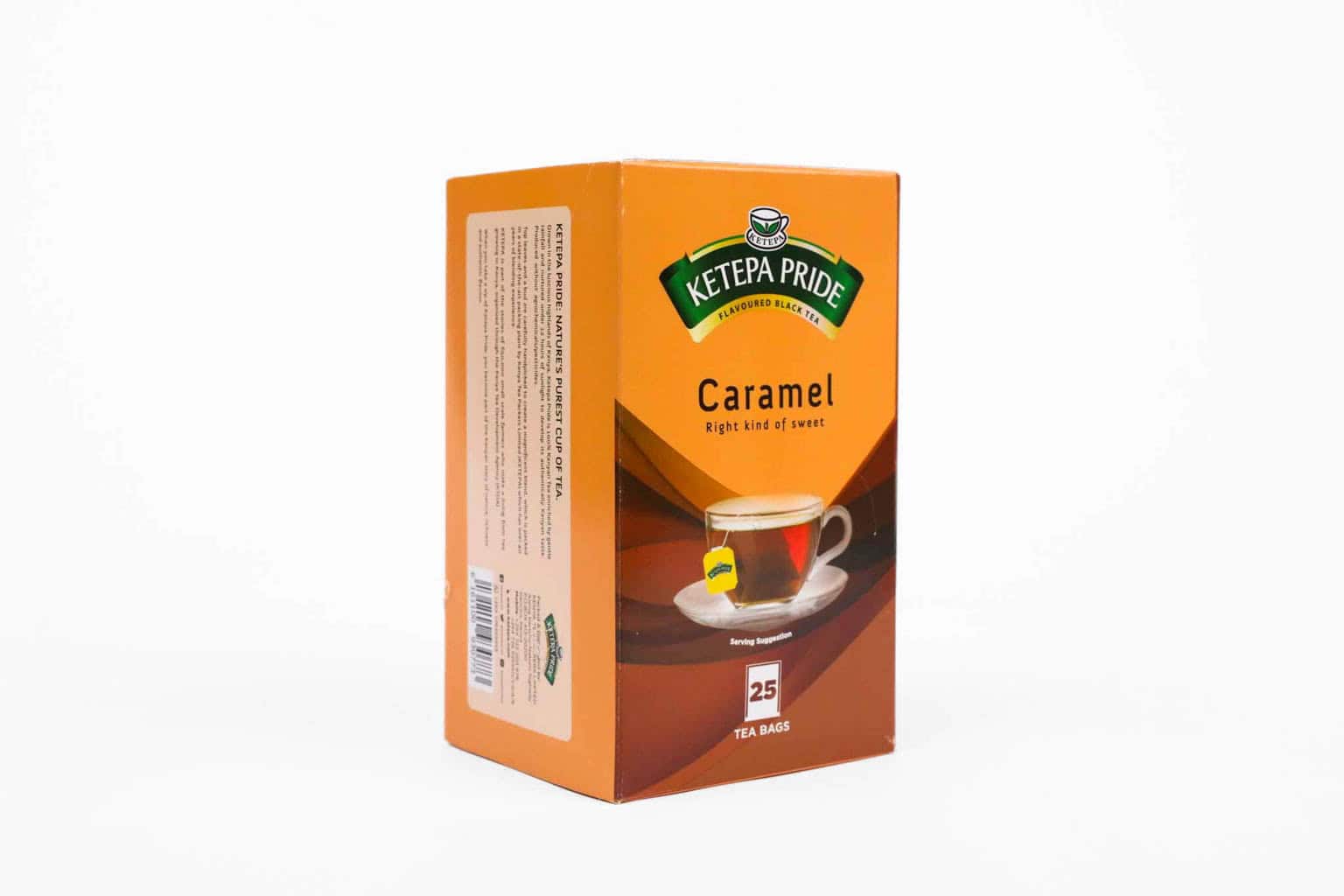 Ketepa Flavoured Caramel Tea Bags (Handy) – 25 Pieces