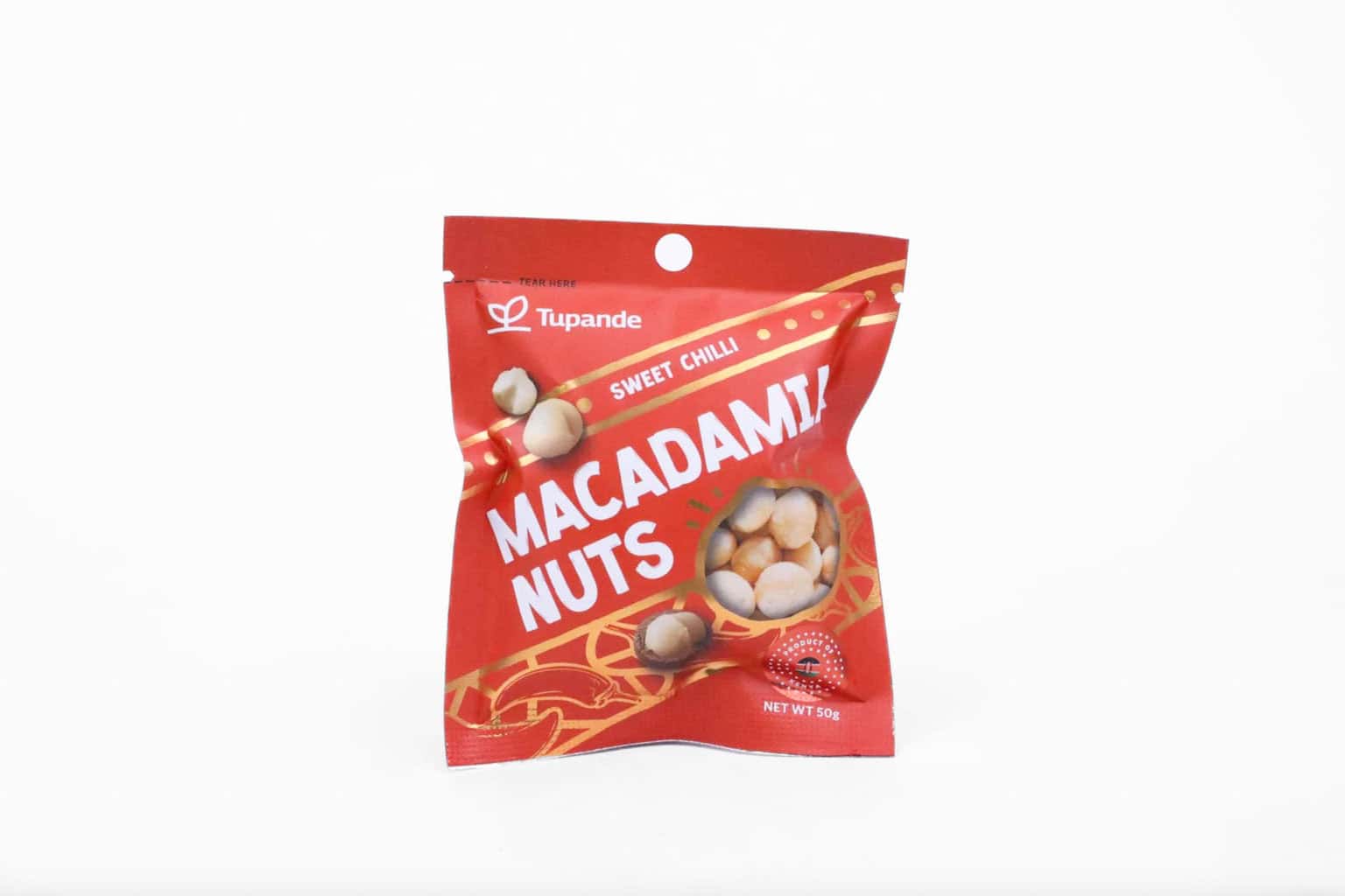 Tupande Sweet Chili Macadamia Nuts