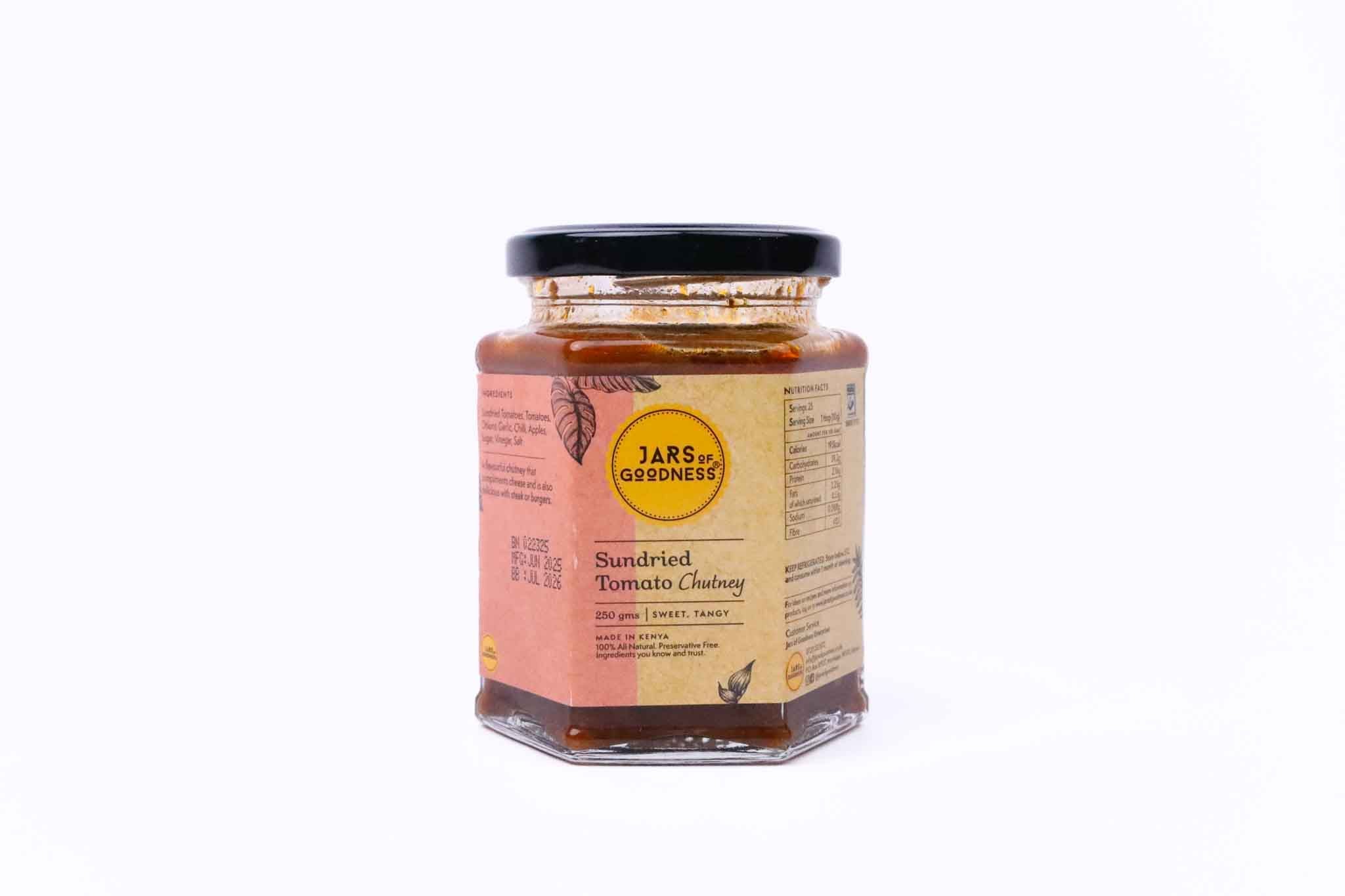 Jars Of Goodness Sundried Tomato Chutney – 250g