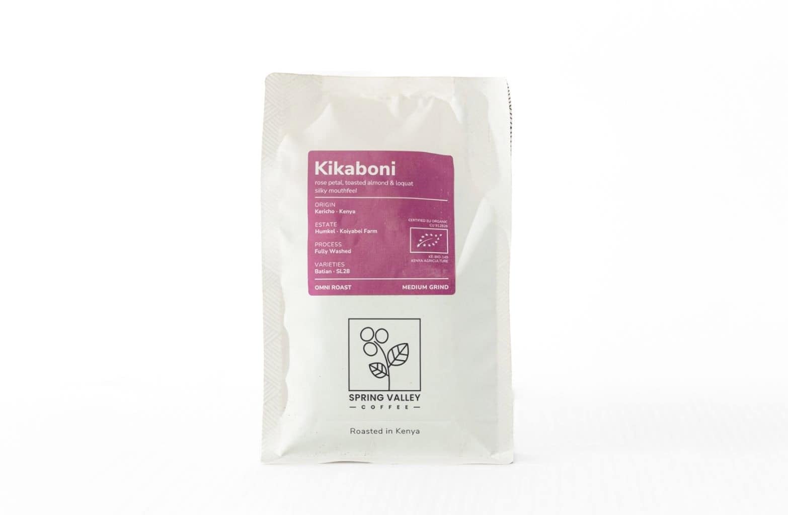 Spring Valley Organic Kikaboni Medium Grind Coffee – 250g