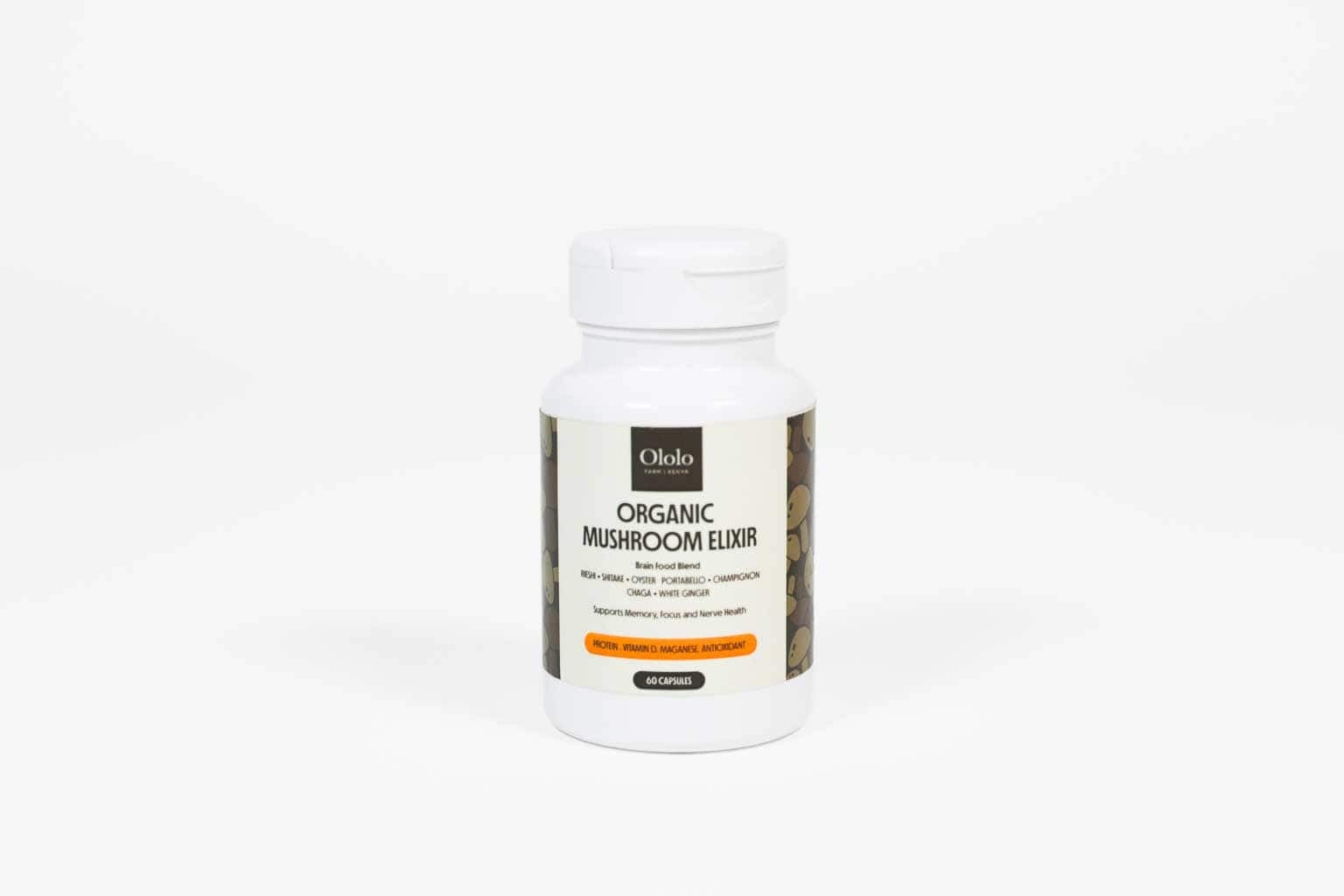 Ololo Organic Mushroom Capsules – 60 Pieces