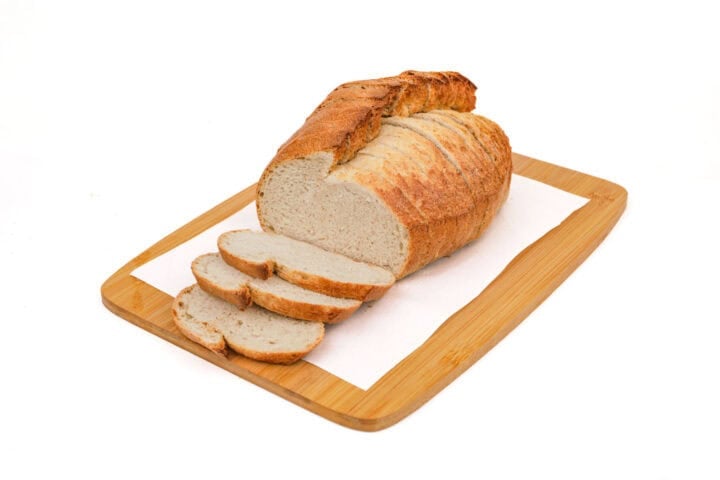Greenspoon Bakery White Oval Sourdough Bread Sliced - 600g