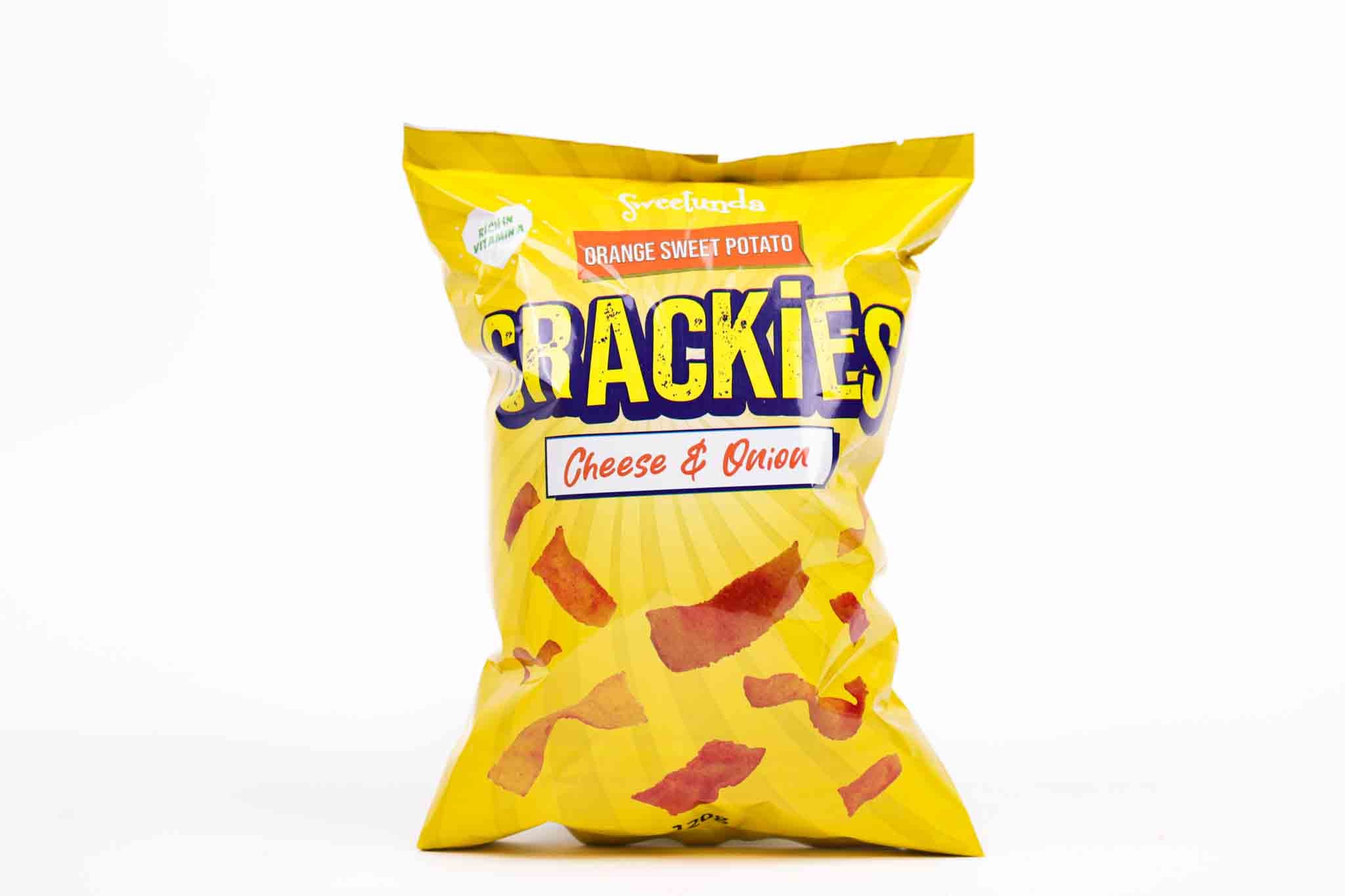 Sweetunda Cheese & Onion Sweet Potato Crackies – 120g