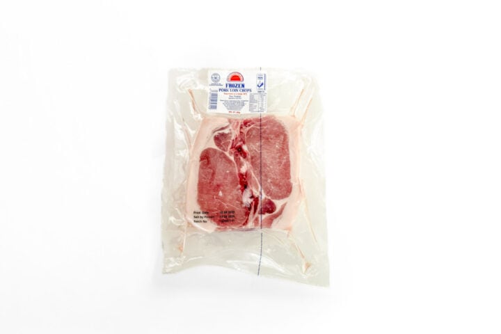Farmer's Choice Pork Loin Chops Bone In - 500g (Frozen)