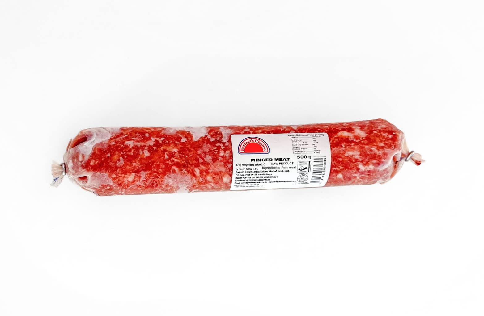 Farmer’s Choice Pork Mince – 1Kg (Frozen)