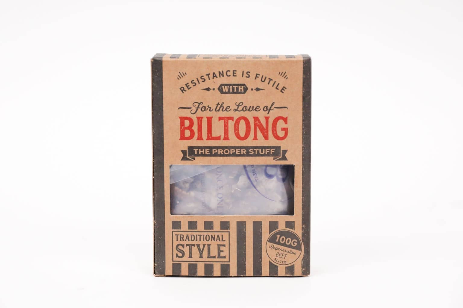 WHB For The Love Of Biltong Traditional Biltong – 100g (Chilled)