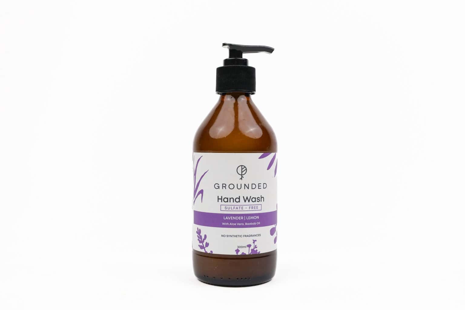 Grounded Hand Wash Gel | Lemon & Lavender – 300ml