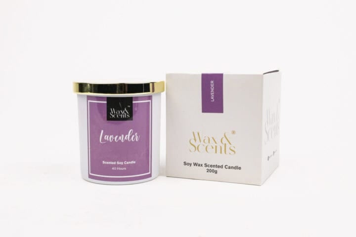 Wax & Scents Lavender Candle - 220g