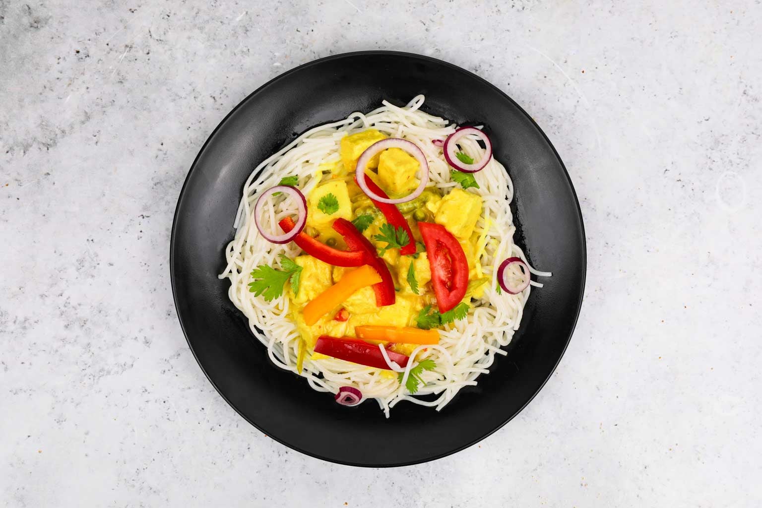 Greenspoon Freshly Made & Chilled Vegan Indonesian Tofu Curry With Rice Noodles - 520g