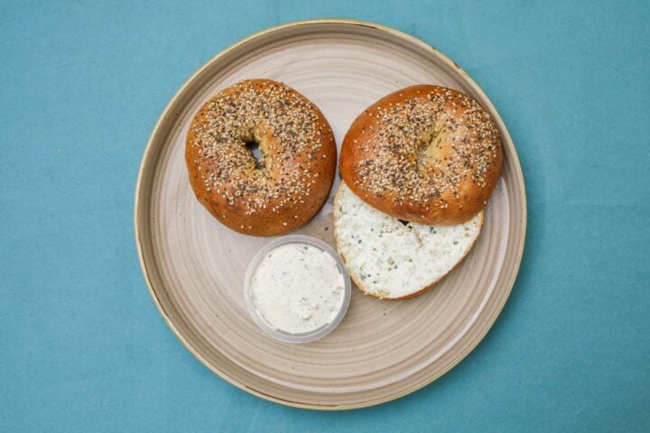 Greenspoon Bakery Bagel & Plain Cream Cheese