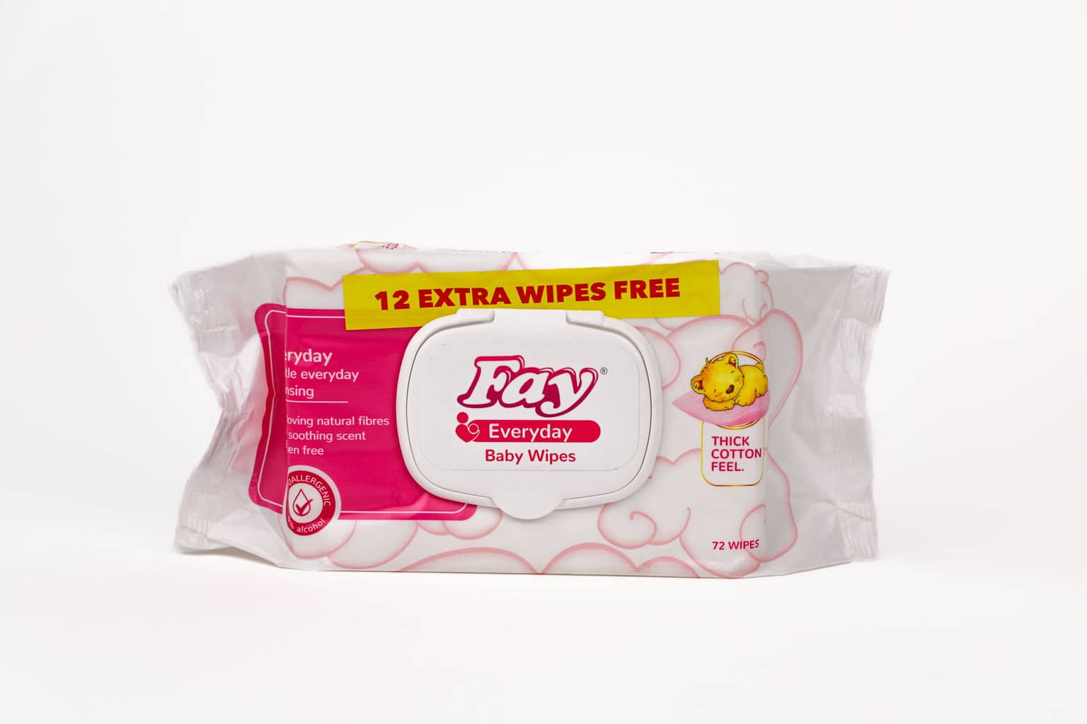 Fay Everyday Baby Wet Wipes – 72s