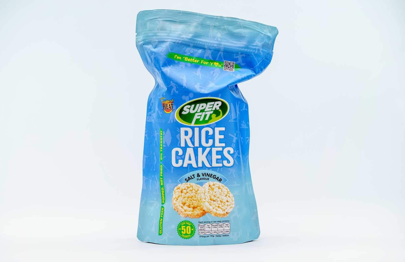 Tropical Heat Salt & Vinegar Rice Cakes – 150g