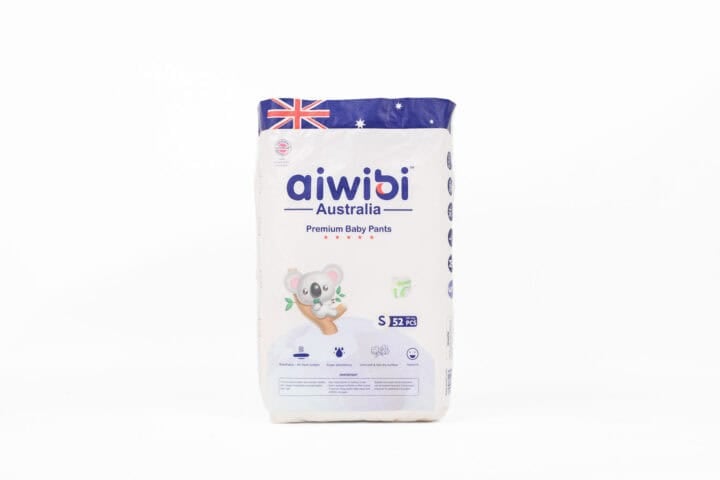 Aiwibi Baby Diapers Small - 52 Pieces (2Kg - 6Kg)