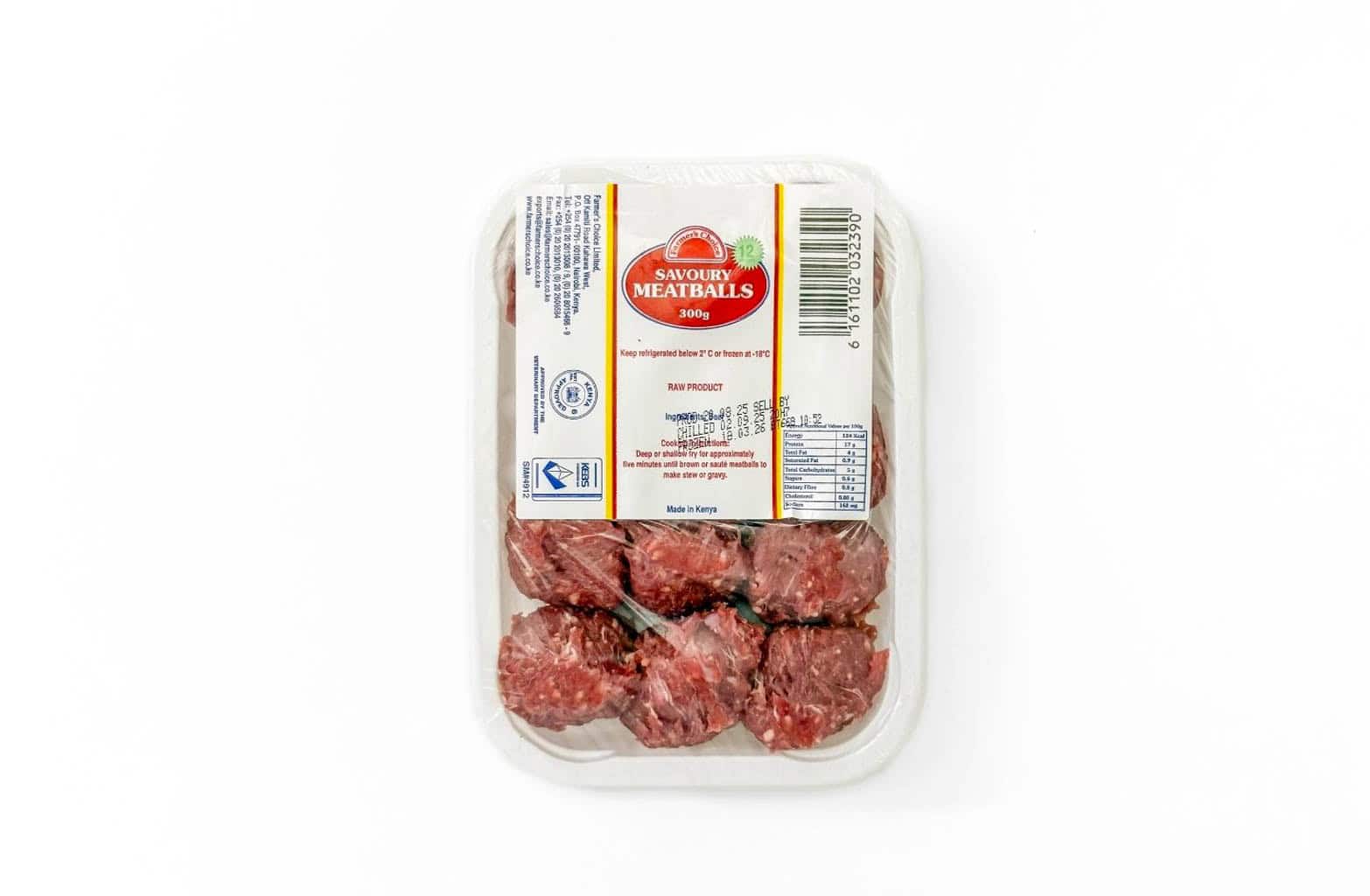 Farmer’s Choice Savoury Meatballs – 300g (Chilled)