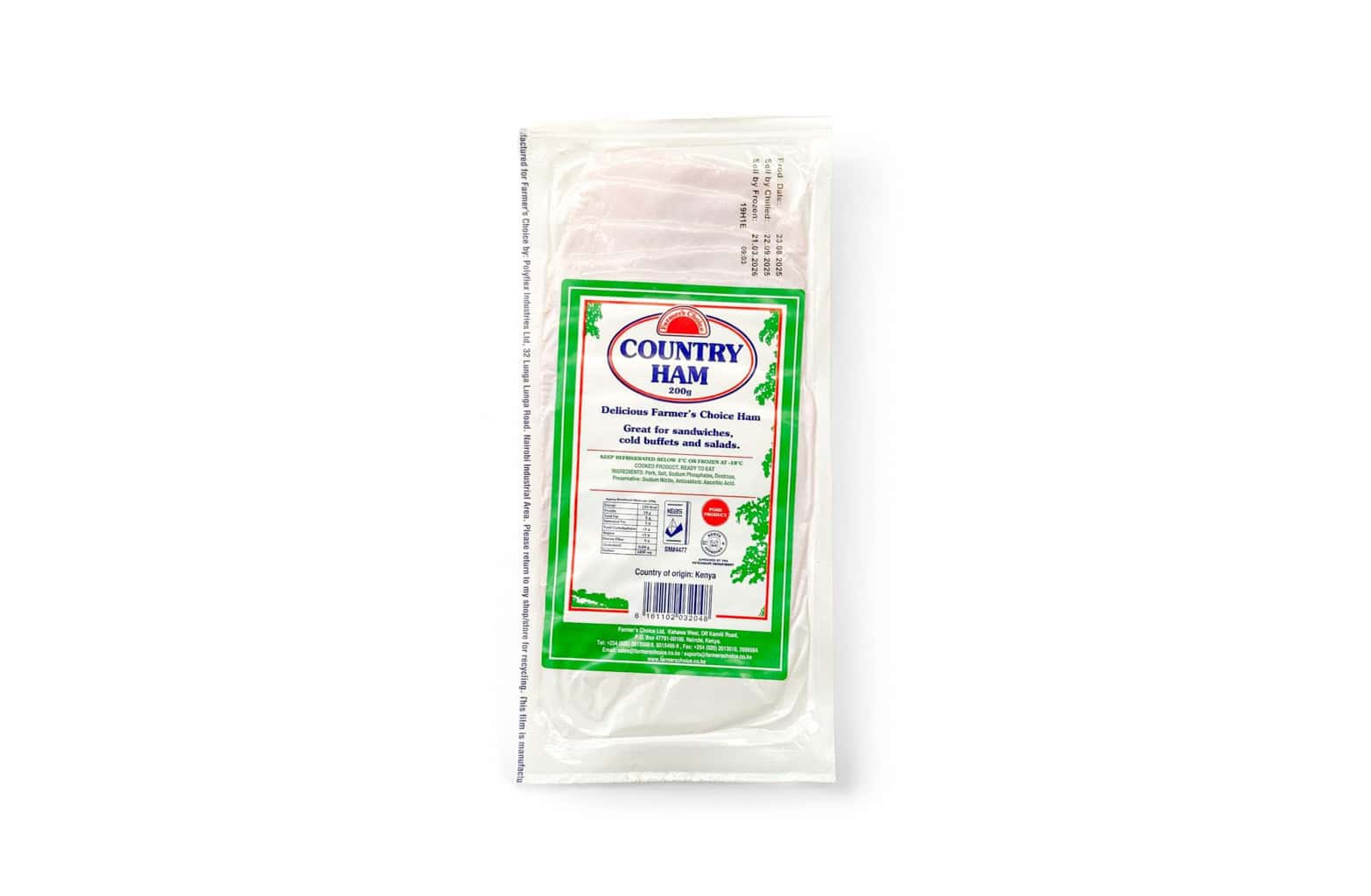 Farmer’s Choice Country Ham – 200g (Chilled)