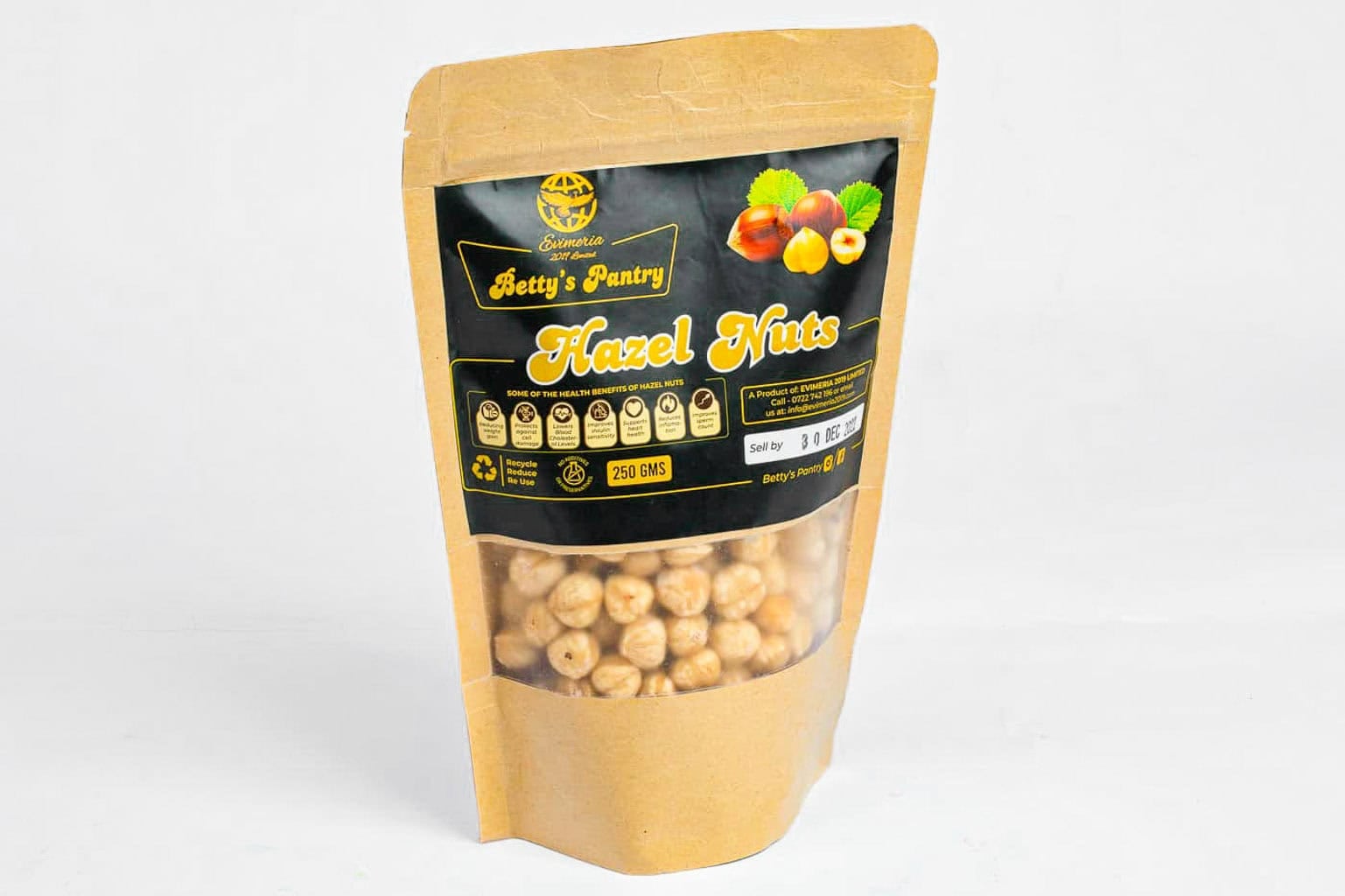 Betty’s Pantry Hazelnuts – 250g