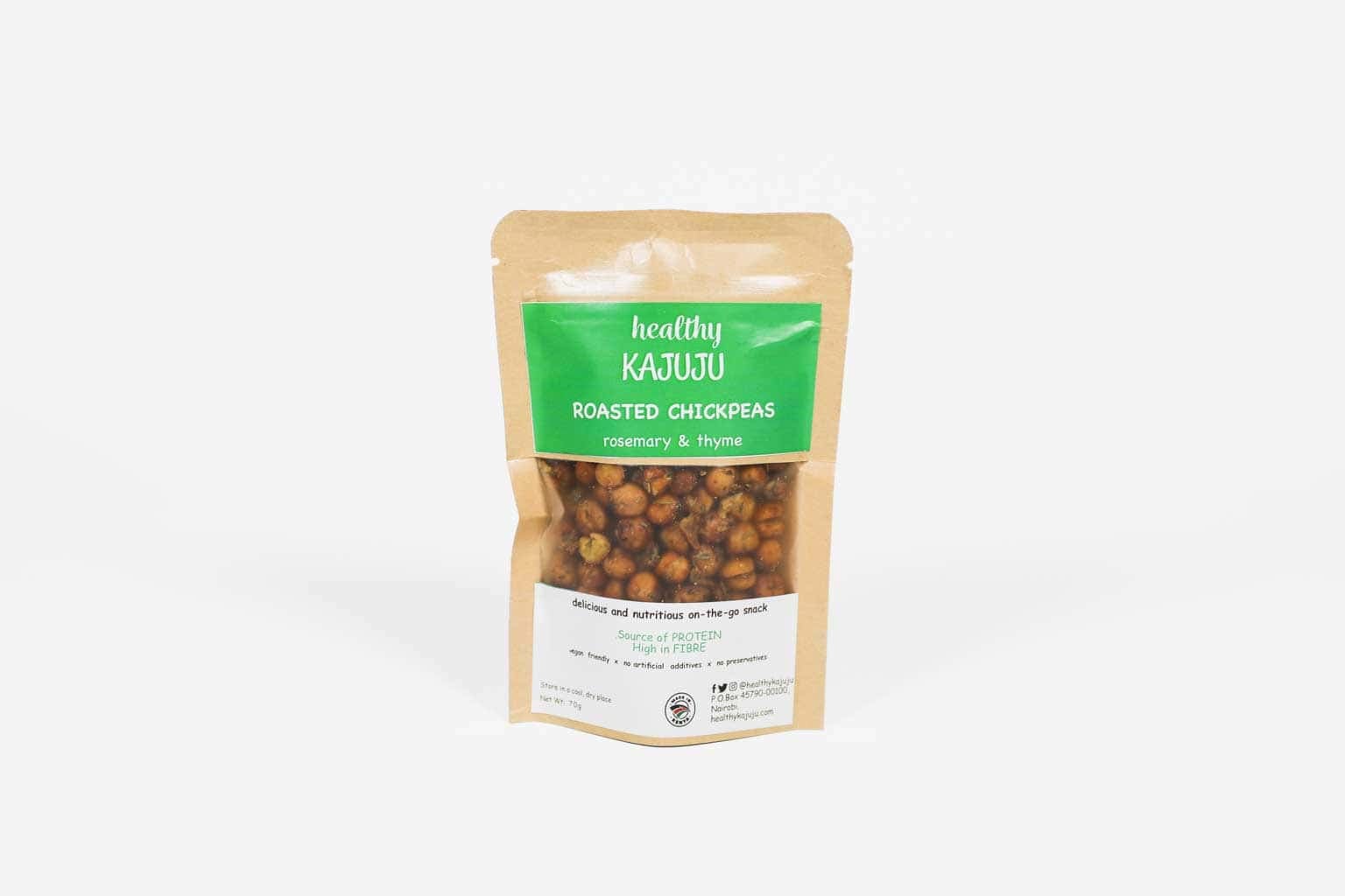 Healthy Kajuju Rosemary & Thyme Chickpeas – 75g