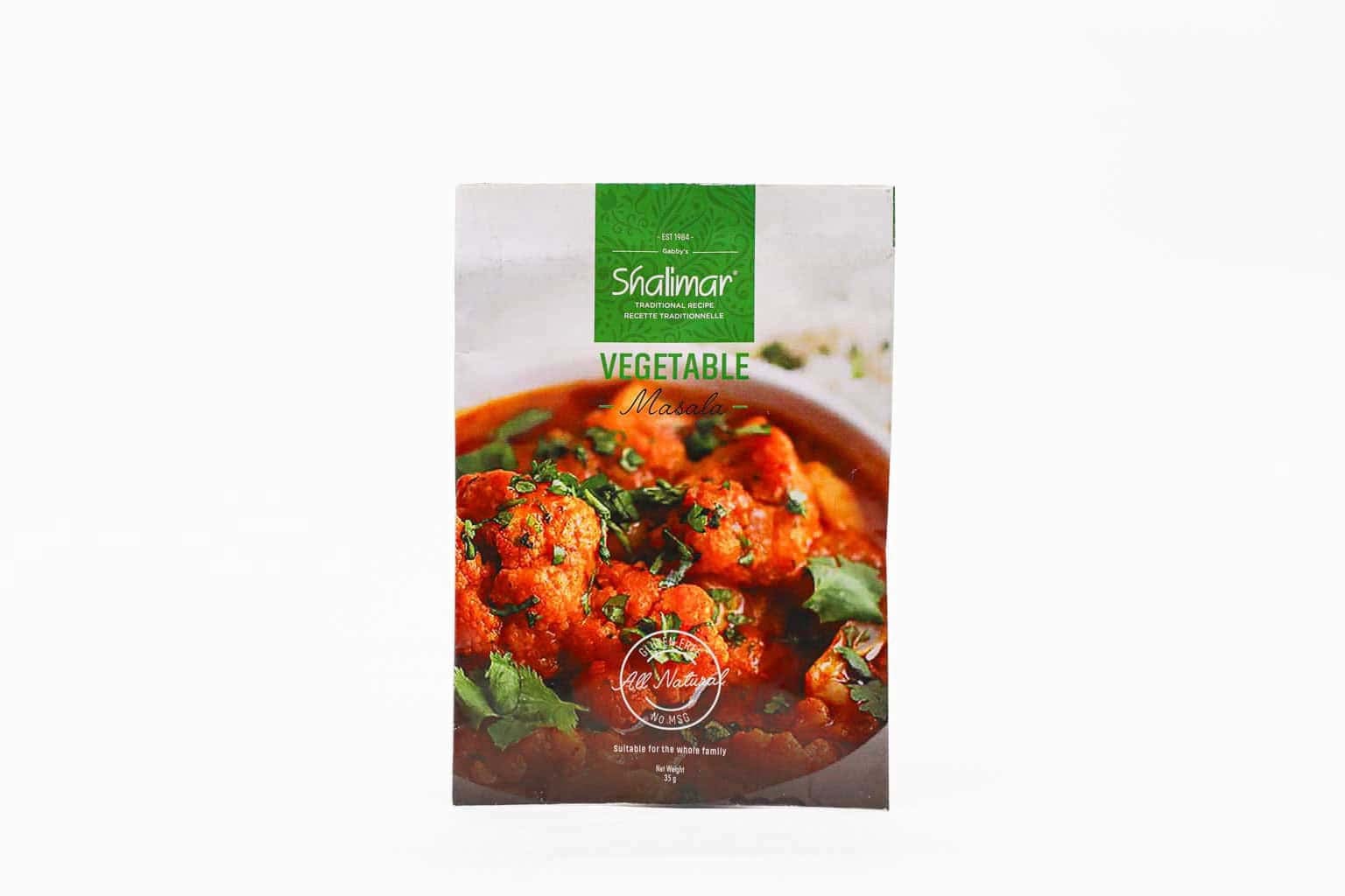 Shalimar Spice Vegetable Masala Mix – 35g