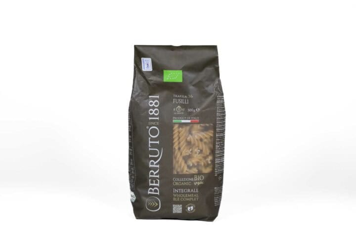Berruto 100% Organic Integrale Fusilli - 500g