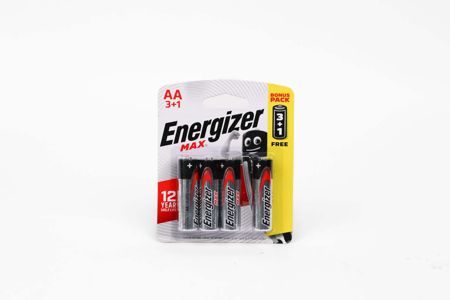 Energizer AA Batteries – 4 Pack (3+1 Free)