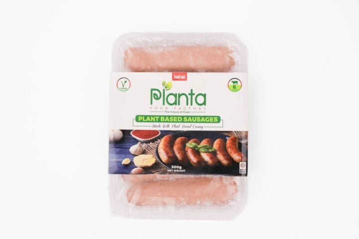 Planta Food Factory Plant Based Beef Sausages - Pack Of 6 (Frozen)
